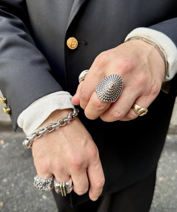 林 義人さんの「BEAMS PLUS / 4ボタン ダブルブレステッド ブレザー Autumn/Winter」を使ったコーディネート