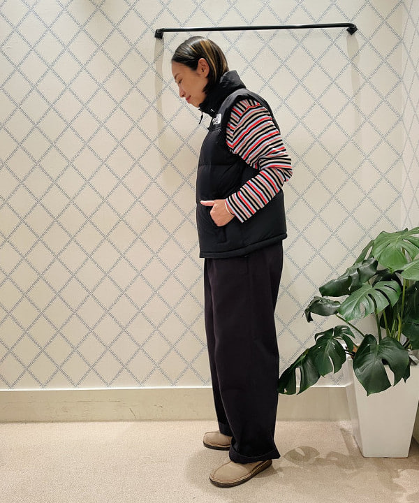 つぼさんの「BEAMS WOMEN｜THE NORTH FACE / Nuptse Vest」を使ったコーディネート