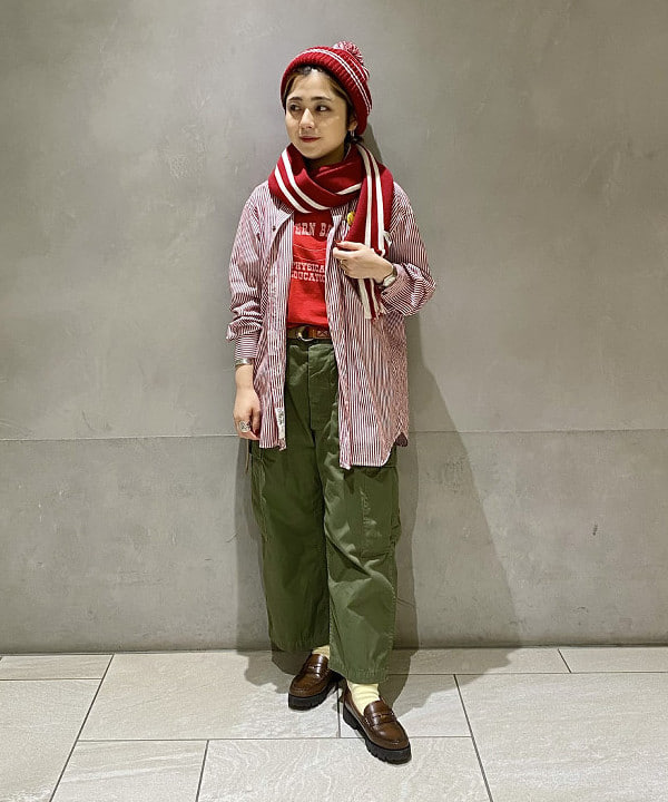 吉野 多恵さんの「BEAMS WOMEN｜ROSTER SOX × BEAMS BOY / 別注 3ハート ソックス NEW」を使ったコーディネート