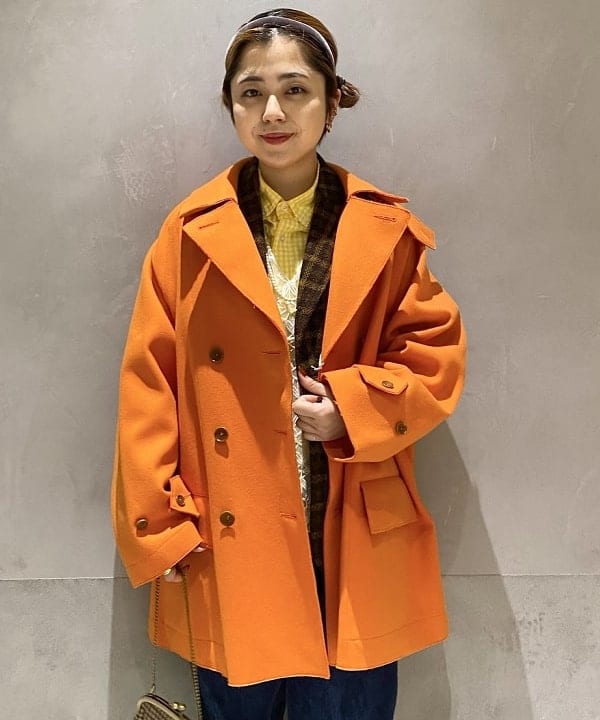 吉野 多恵さんの「BEAMS WOMEN｜100/2 ギンガムチェック ボタンダウン シャツ NEW」を使ったコーディネート