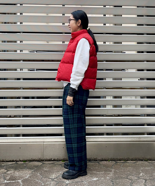 ミナミマリコさんの「BEAMS WOMEN｜BEAMS BOY / リブ タートル ロングスリーブ」を使ったコーディネート