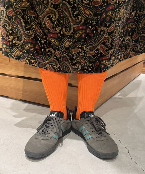 クロサワさんの「BEAMS WOMEN｜BEAMS BOY / ミリタリー リブ ロングソックス」を使ったコーディネート