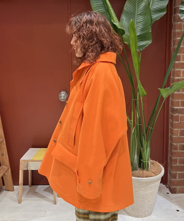 エノモト アミさんの「BEAMS WOMEN｜HAVERSACK &times; BEAMS BOY / 別注 ピーコート」を使ったコーディネート