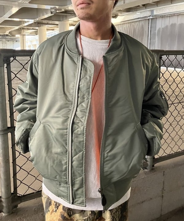 ホサカさんの「BEAMS WOMEN｜BEAMS / MA-1」を使ったコーディネート