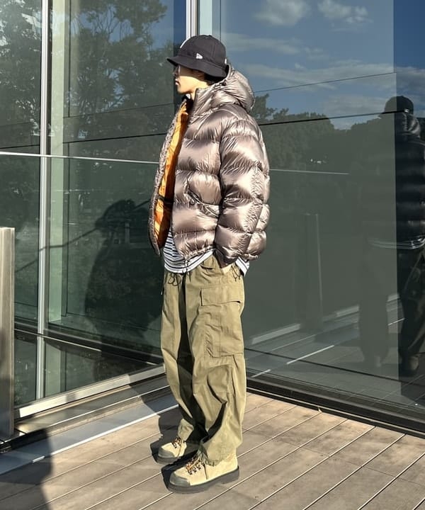 平柳 楓馬さんの「BEAMS WOMEN｜BEAMS / ビッグ 6ポケット カーゴパンツ」を使ったコーディネート