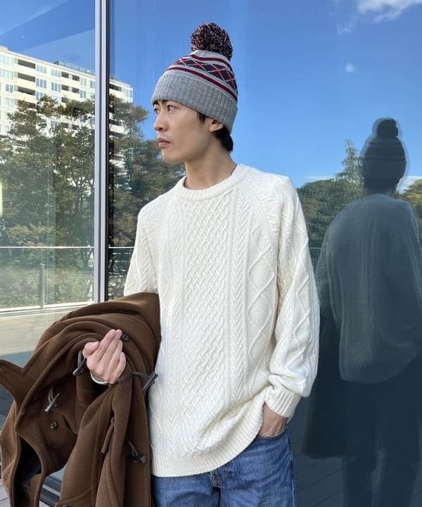 平柳 楓馬さんの「BEAMS WOMEN｜ベーシック ストレッチ デニムパンツ」を使ったコーディネート