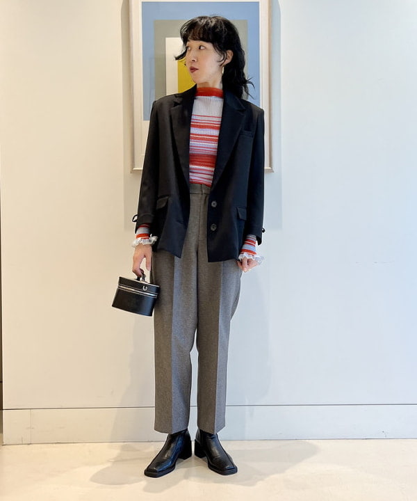 kigoさんの「BEAMS WOMEN｜Ray BEAMS / ストレッチ ショート ブーツ」を使ったコーディネート