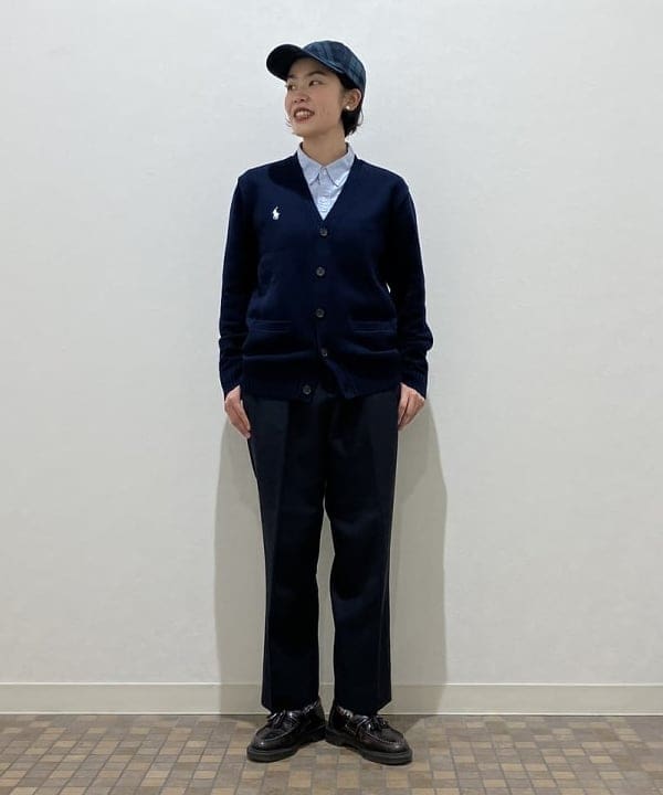 葵さんの「BEAMS WOMEN｜BEAMS BOY / ポリエステル ウール シンチ バック スラックス」を使ったコーディネート