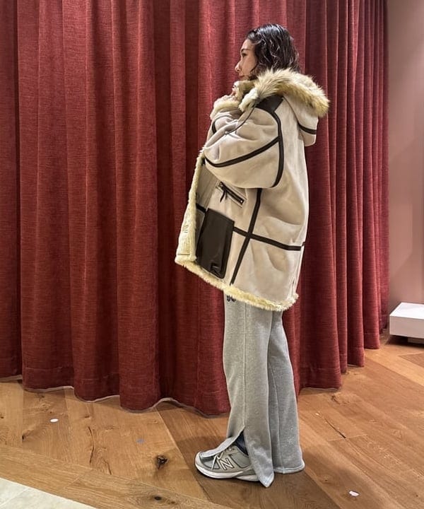 ハナイさんの「BEAMS WOMEN｜UNITED CARR × BEAMS BOY / 別注 B-7」を使ったコーディネート