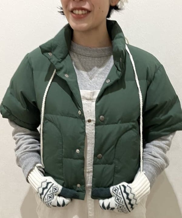 葵さんの「BEAMS WOMEN｜ブロード リブ クルーネック スウェット」を使ったコーディネート