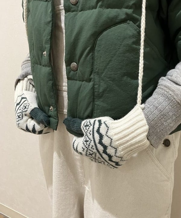 葵さんの「BEAMS WOMEN｜ブロード リブ クルーネック スウェット」を使ったコーディネート