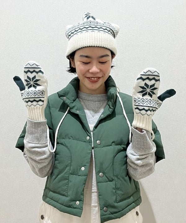 葵さんの「BEAMS WOMEN｜ブロード リブ クルーネック スウェット」を使ったコーディネート