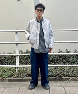 BEAMS（ビームス）Dickies × BEAMS / 別注 デニム ダブルニー カーゴ