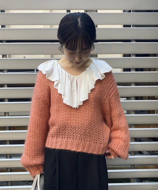 中川　ゆららさんの「BEAMS WOMEN｜GIANNI CHIARINI / ALIFA レザーショルダーバッグ S」を使ったコーディネート