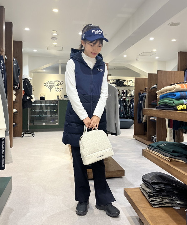 BEAMS GOLF ビームスゴルフスエードライク パデット ワンピース ビームス ゴルフ 小田急百貨店 新宿店（845856） スタイリング