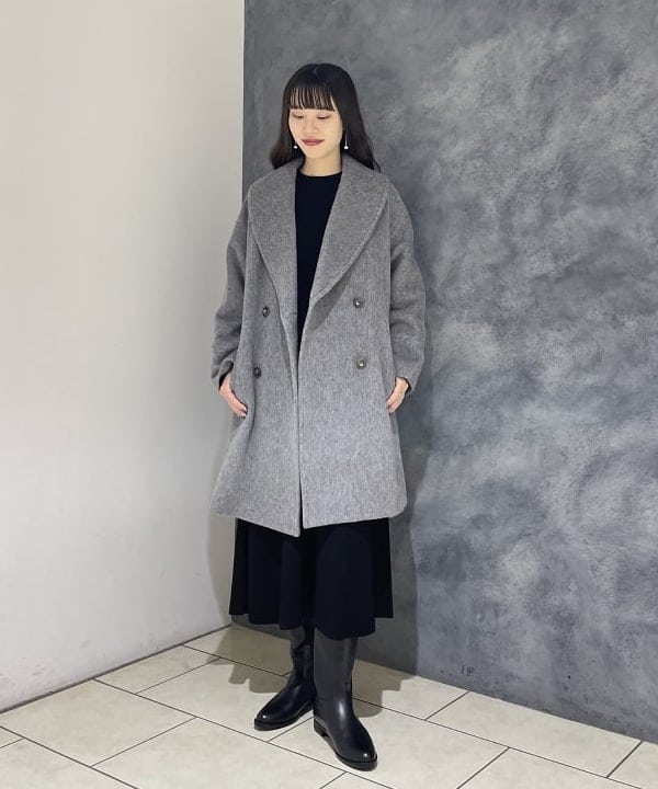 高木 菜央さんの「BEAMS WOMEN｜Demi-Luxe BEAMS / ジョッキー ロングブーツ」を使ったコーディネート
