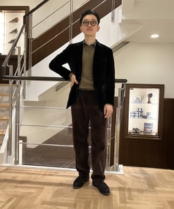 BEAMS F（ビームスF）MORGANO / 21ゲージ クルーネック ニット