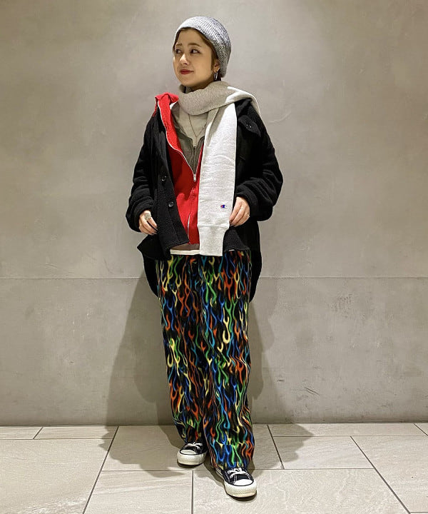 Champion × BEAMS BOY / 別注 スウェット マフラー|BEAMS WOMEN