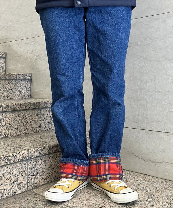 葵さんの「BEAMS WOMEN｜ブロード リブ クルーネック スウェット」を使ったコーディネート