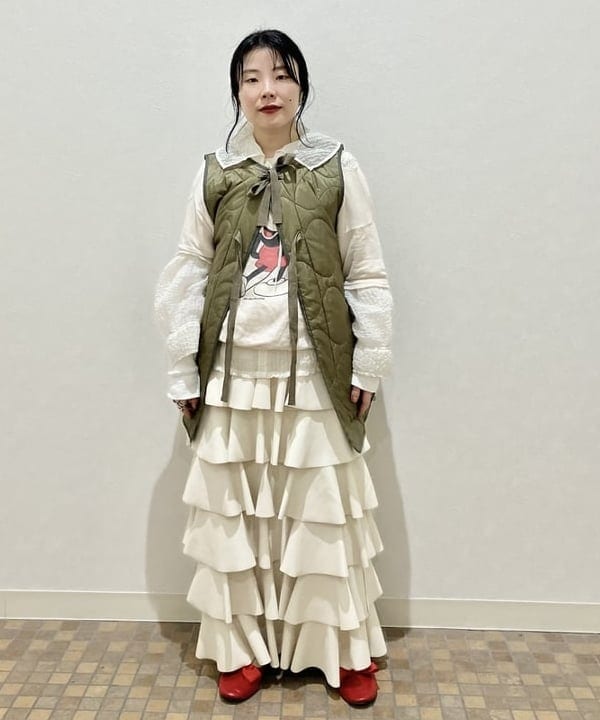 乙藤 侑里さんの「BEAMS WOMEN｜BEAMS BOY / オペラ パンプス」を使ったコーディネート