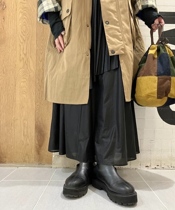 CHIHIROさんの「BEAMS WOMEN｜Barbour  / 別注 EXMOOR コート」を使ったコーディネート
