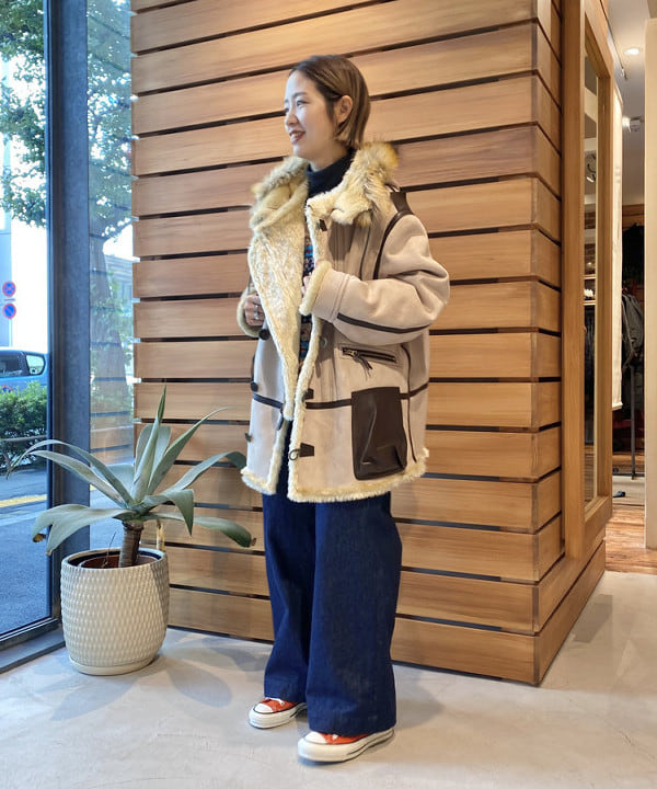 Kaoru Sakumaさんの「BEAMS WOMEN｜UNITED CARR × BEAMS BOY / 別注 B-7」を使ったコーディネート