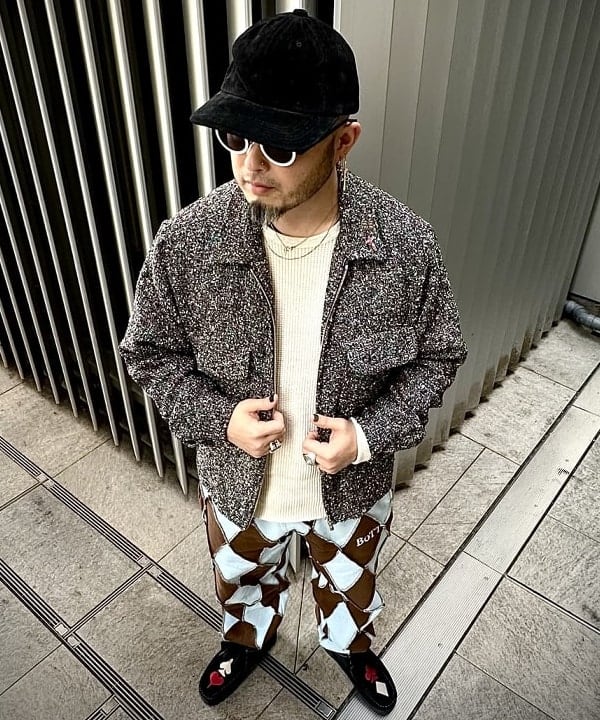 林 義人さんの「BEAMS PLUS / 6 Panel Suede」を使ったコーディネート