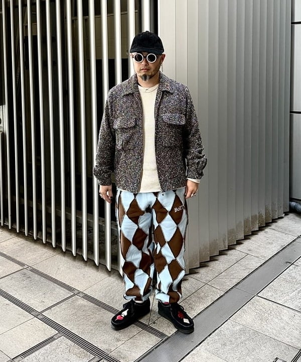 林 義人さんの「BEAMS PLUS / 6 Panel Suede」を使ったコーディネート