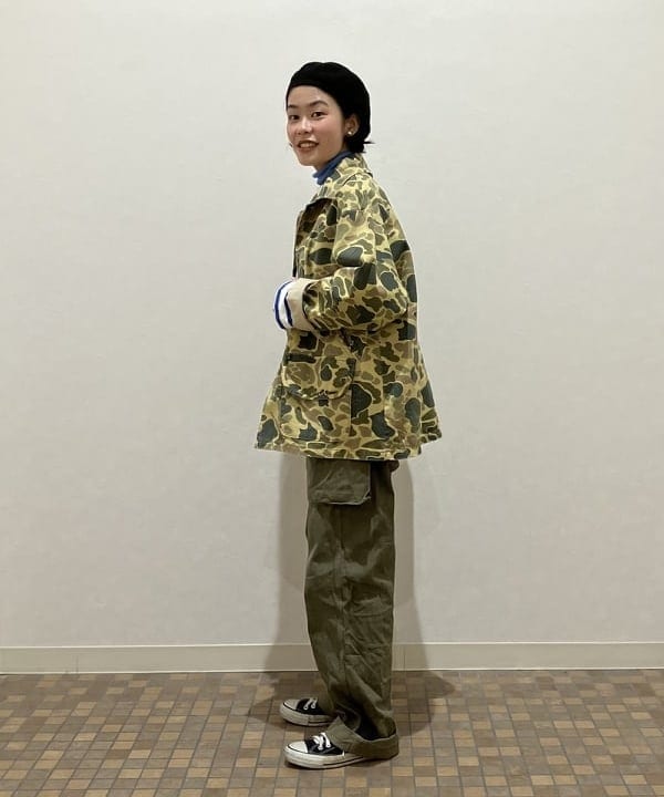 葵さんの「BEAMS WOMEN｜ナバルボーダー ビッグ ボートネック カットソー」を使ったコーディネート
