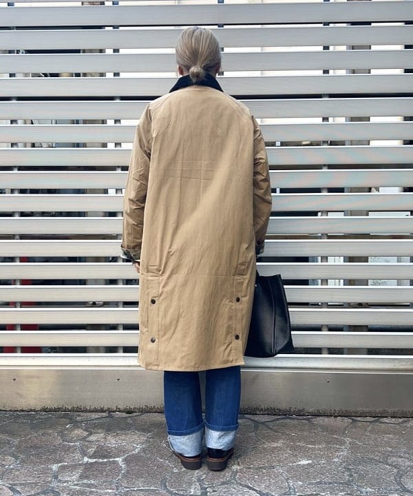 千田 静香さんの「BEAMS WOMEN｜YOUNG&OLSEN / レザートートバッグ M」を使ったコーディネート