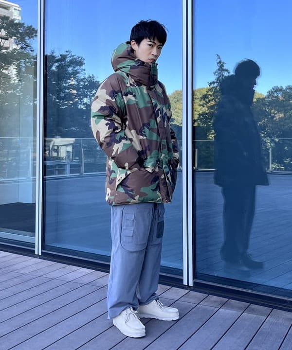 平柳 楓馬さんの「BEAMS WOMEN｜〈MEN〉Columbia &times; BEAMS / 別注 パンツ」を使ったコーディネート