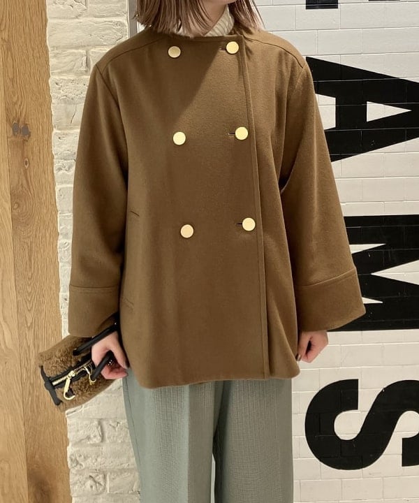 CHIHIROさんの「BEAMS WOMEN｜VIOLAd’ORO × Demi-Luxe BEAMS / 別注 エコムートン ミニショルダーバッグ」を使ったコーディネート