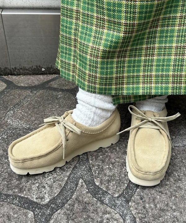 まつむさんの「BEAMS WOMEN｜CLARKS ORIGINALS / Wallabee Boot GTX 23SS」を使ったコーディネート