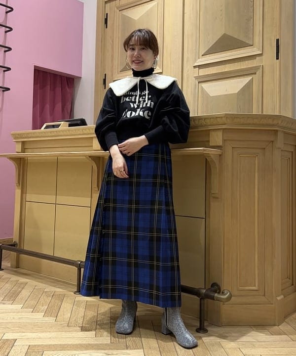 渡邊 舞さんの「BEAMS WOMEN｜キルティング ノーカラー ブルゾン」を使ったコーディネート