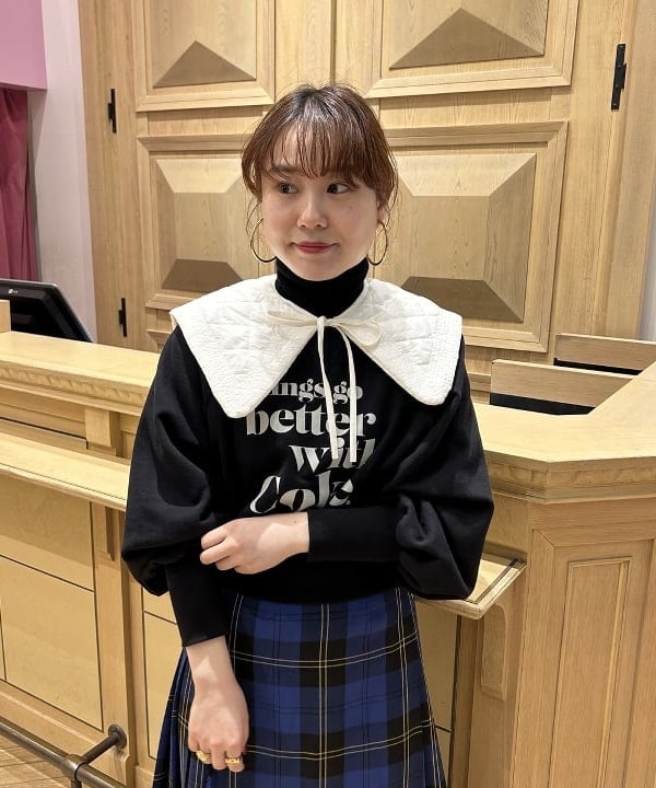 渡邊 舞さんの「BEAMS WOMEN｜キルティング ノーカラー ブルゾン」を使ったコーディネート