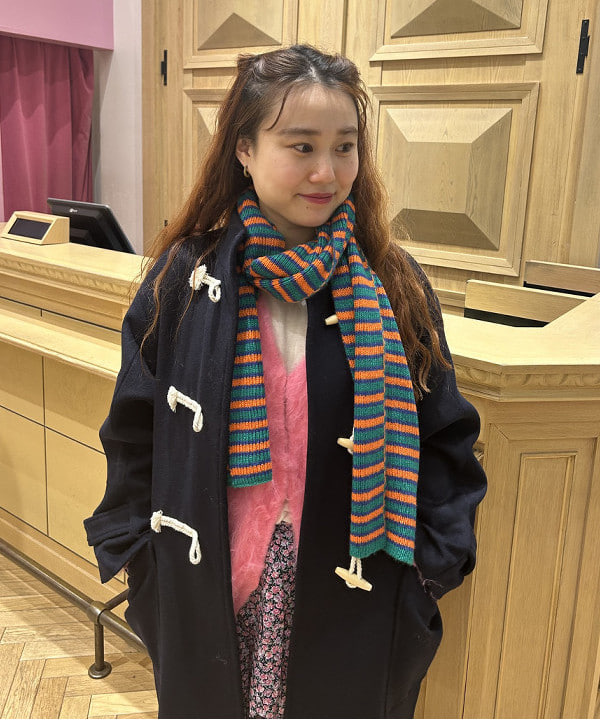 渡邊 舞さんの「BEAMS WOMEN｜Ray BEAMS / トグルボタン スタンドカラー コート」を使ったコーディネート