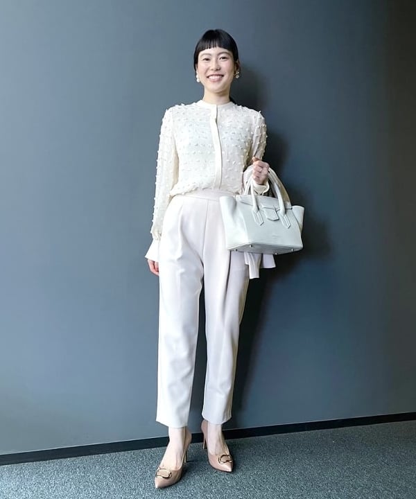 Ichika Hondaさんの「BEAMS WOMEN｜トリアセ カラーレスジャケット＊」を使ったコーディネート