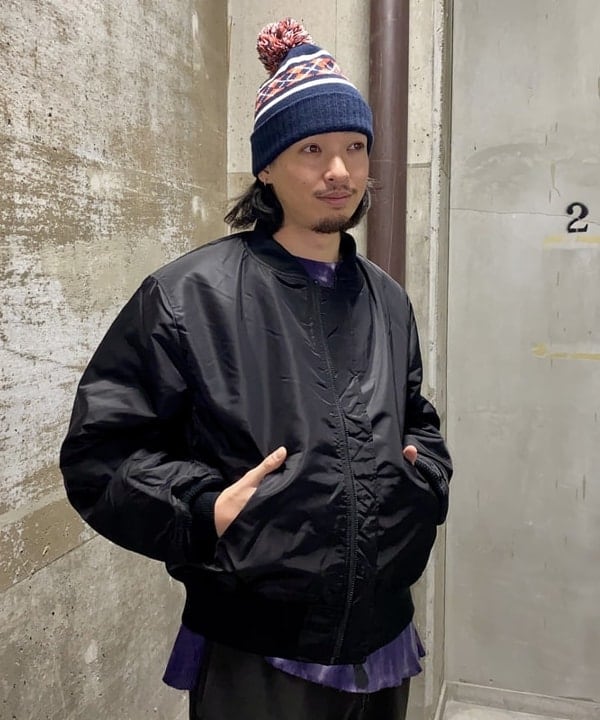 りゅうりゅうさんの「BEAMS WOMEN｜リラックスフィット THERMOLITE(R) MA-1 （撥水）」を使ったコーディネート