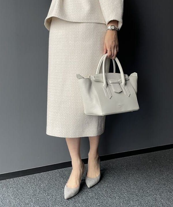 住吉　明佳さんの「BEAMS WOMEN｜Demi-Luxe BEAMS / ツイード セミタイトスカート＊」を使ったコーディネート