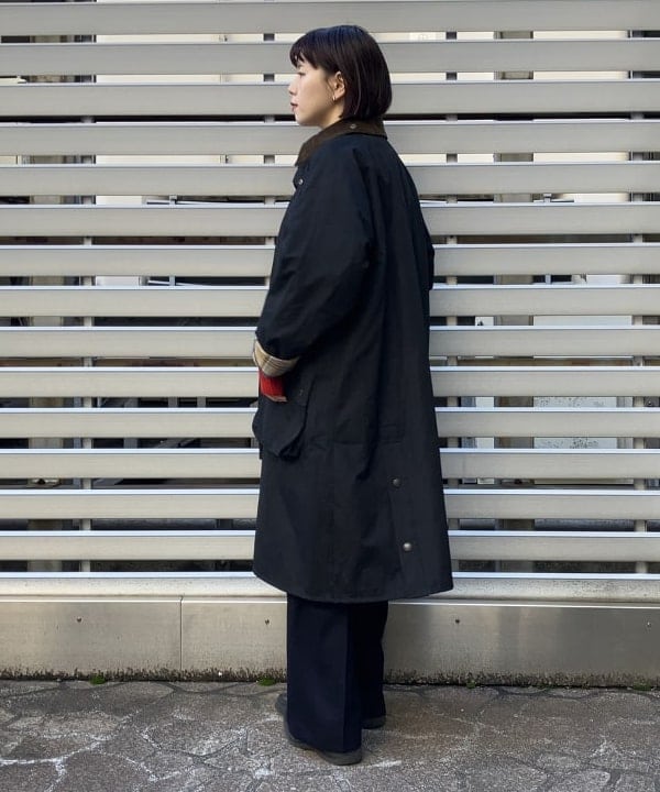 SAKAIさんの「BEAMS WOMEN｜Barbour  / 別注 EXMOOR コート」を使ったコーディネート