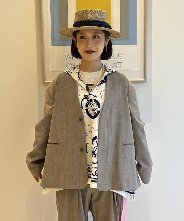 ando naoさんの「BEAMS WOMEN｜BEAMS BOY / USA テープベルト NEW」を使ったコーディネート