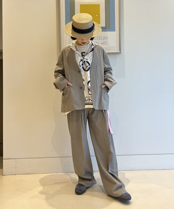 ando naoさんの「BEAMS WOMEN｜BEAMS BOY / USA テープベルト NEW」を使ったコーディネート