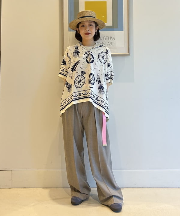 ando naoさんの「BEAMS WOMEN｜BEAMS BOY / USA テープベルト NEW」を使ったコーディネート