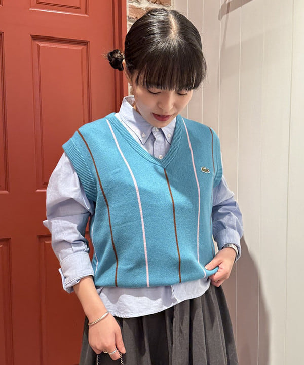 ナガオカ サキさんの「BEAMS WOMEN｜BEAMS BOY / がま口 ビッグ ポーチ」を使ったコーディネート