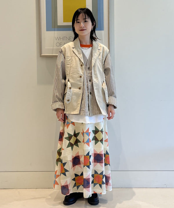 BEAMSBOY キルトプリント ロングスカート BEAMS WOMENBEAMS BOYさんの