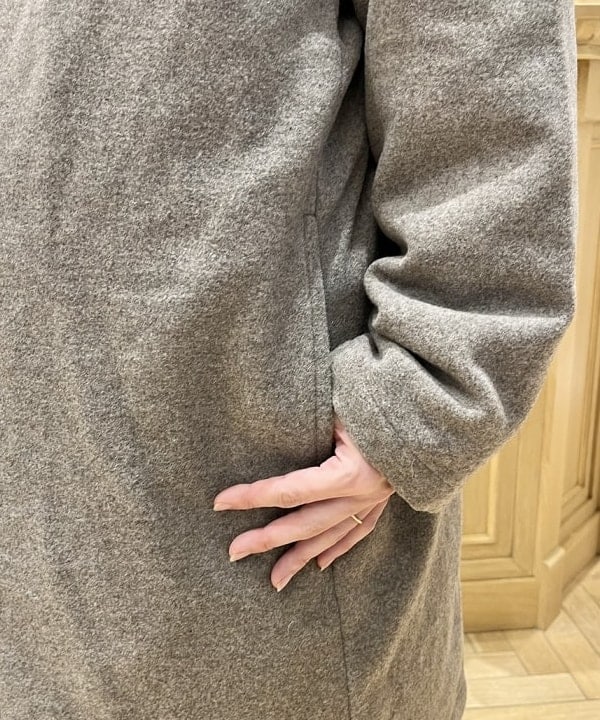 DANTON Ray BEAMS 別注スタンドカラーモッサダウンコート 36