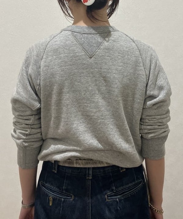 サワイさんの「BEAMS WOMEN｜ブロード リブ クルーネック スウェット」を使ったコーディネート