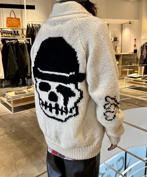 deernakameguro macmahon knitting mills カウチン スカル Skull