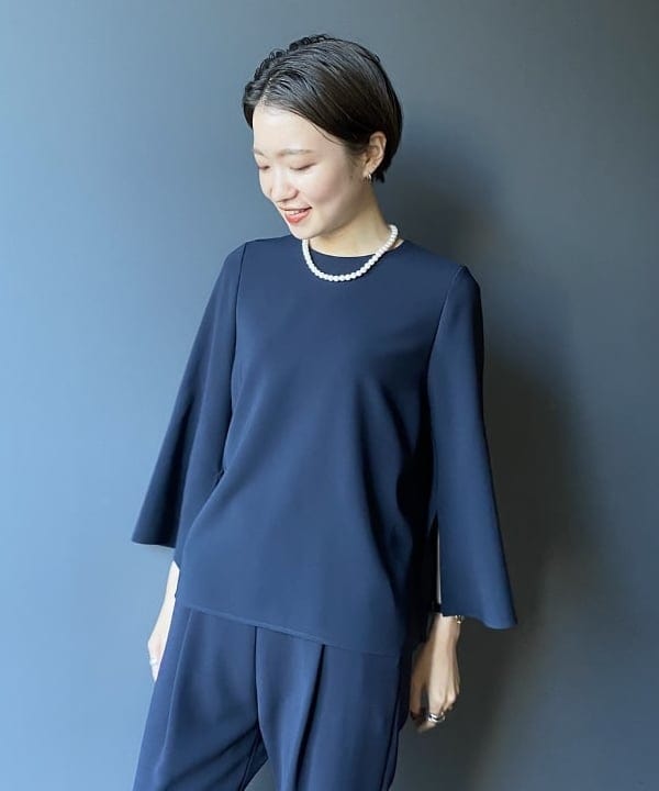 SANOさんの「BEAMS WOMEN｜トリアセ 1タック パンツ＊」を使ったコーディネート