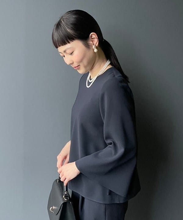 Ichika Hondaさんの「BEAMS WOMEN｜トリアセ 1タック パンツ＊」を使ったコーディネート